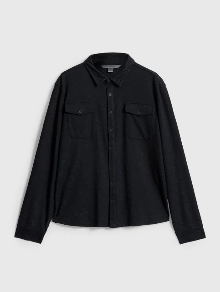 New John Varvatos ABUJA WESTERN SHIRT BLACK