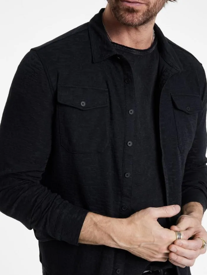New John Varvatos ABUJA WESTERN SHIRT BLACK