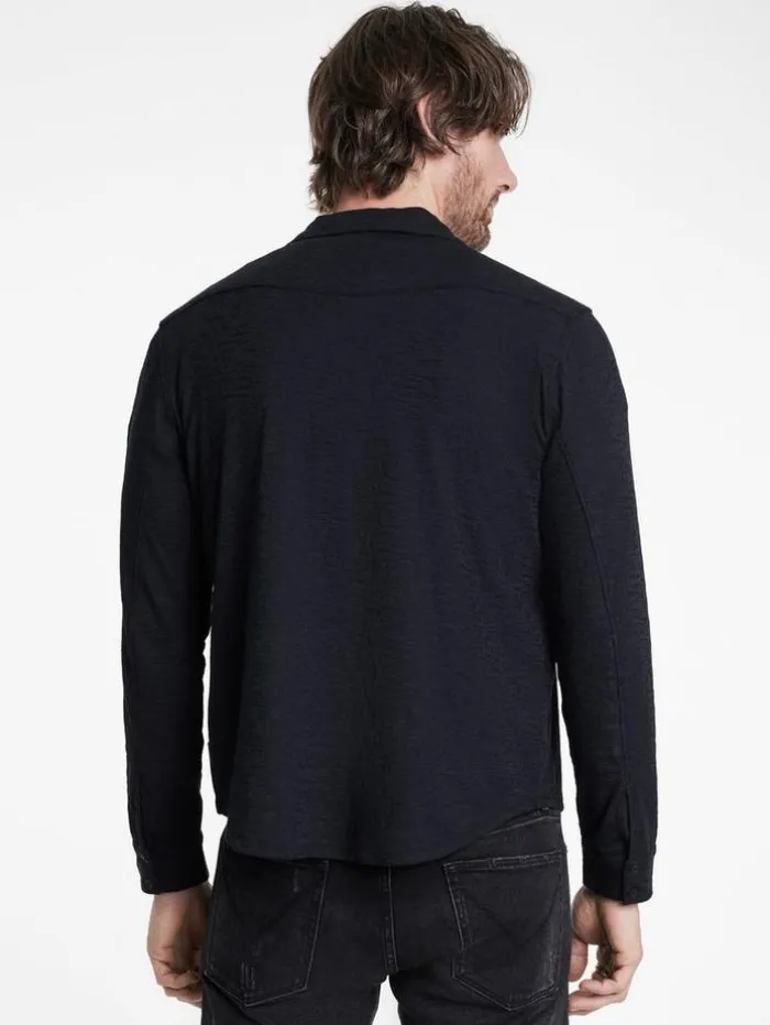 New John Varvatos ABUJA WESTERN SHIRT BLACK