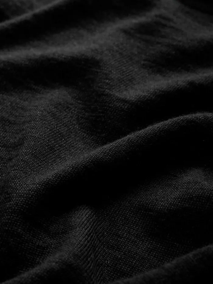 Clearance John Varvatos ALONTE MOCK NECK BLACK