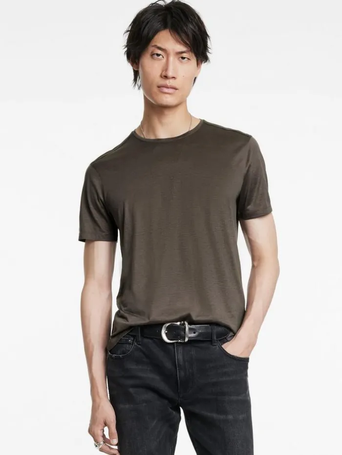 New John Varvatos AMATO CREW CHOCOLATE