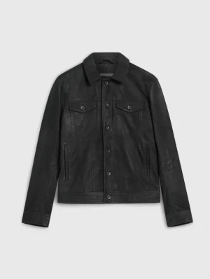 Outlet John Varvatos ANDREW TRUCKER BLACK