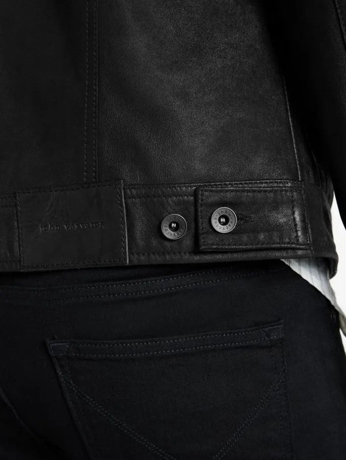 Outlet John Varvatos ANDREW TRUCKER BLACK