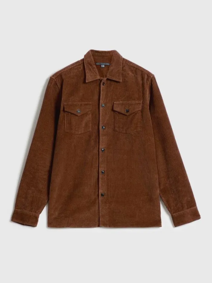 Store John Varvatos BAUER OVERSHIRT CHAMOIS