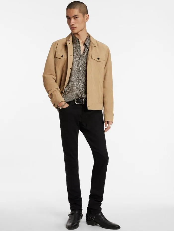 Fashion John Varvatos BETWOOD SHIRT CAMEL