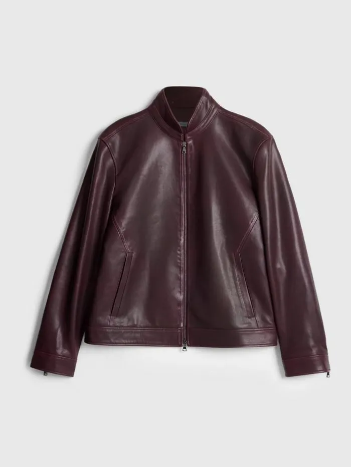 Hot John Varvatos BLAKE RACER JACKET Merlot