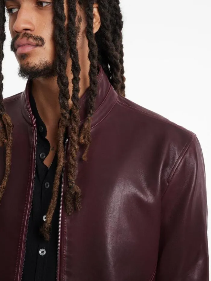 Hot John Varvatos BLAKE RACER JACKET Merlot