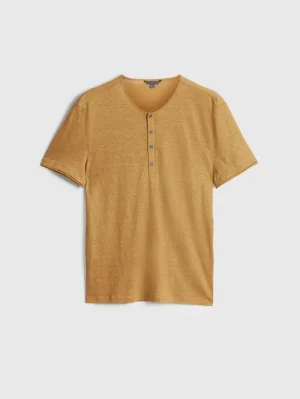 Discount John Varvatos BLEEKER HENLEY BROWN