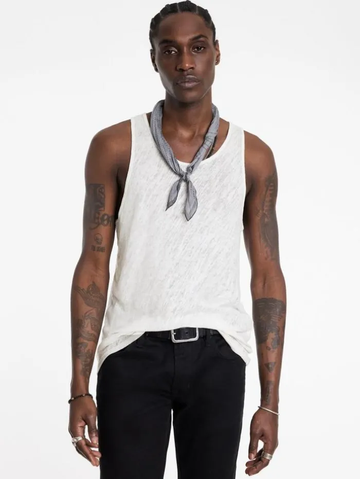 Sale John Varvatos BROOME TANK WHITE