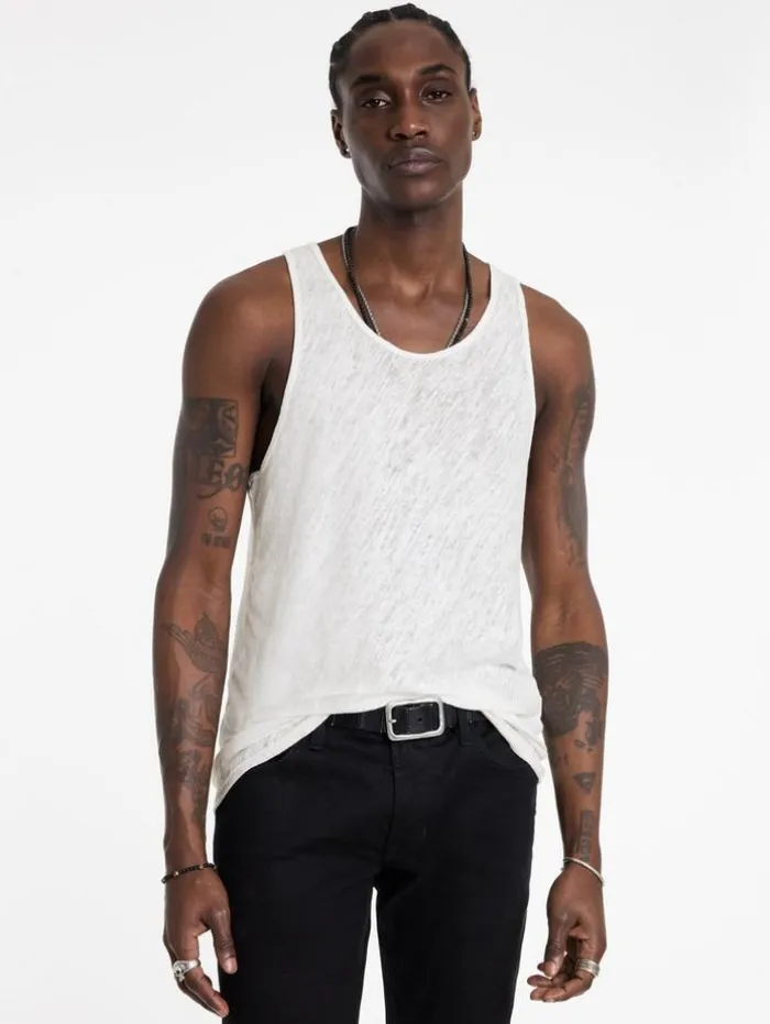 Sale John Varvatos BROOME TANK WHITE