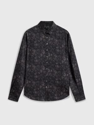 Fashion John Varvatos BUCKS SHIRT MAUVEWOOD