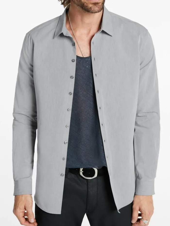 Sale John Varvatos BUCKS SHIRT ASH