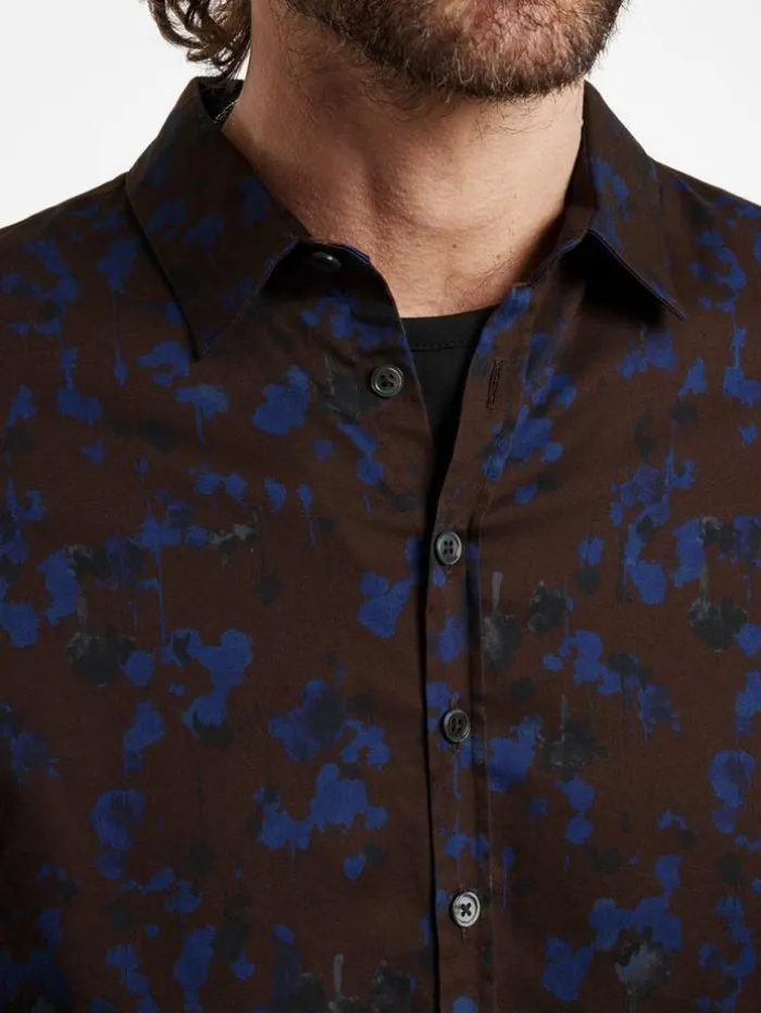 Cheap John Varvatos BUCKS SHIRT CHOCOLATE