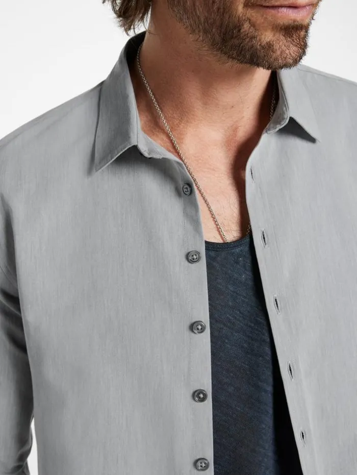 Sale John Varvatos BUCKS SHIRT ASH