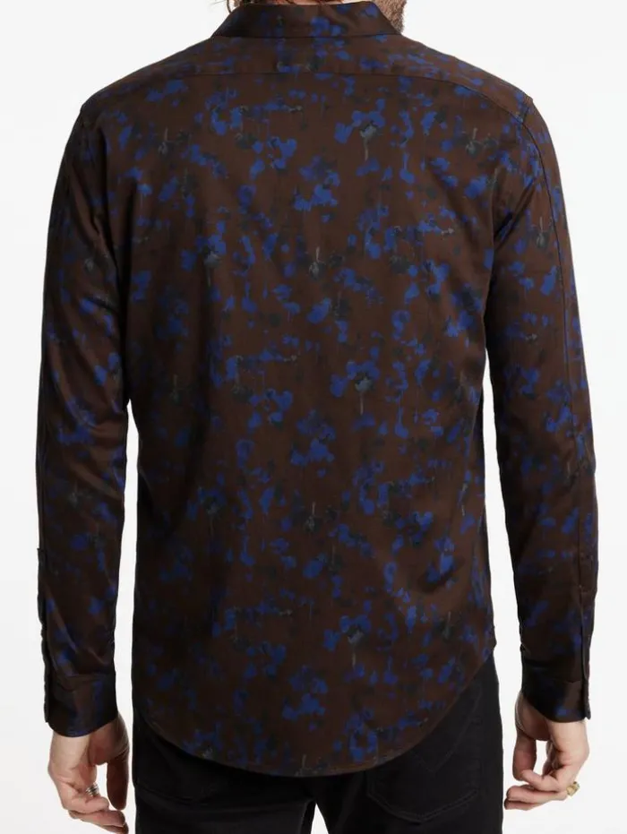 Cheap John Varvatos BUCKS SHIRT CHOCOLATE