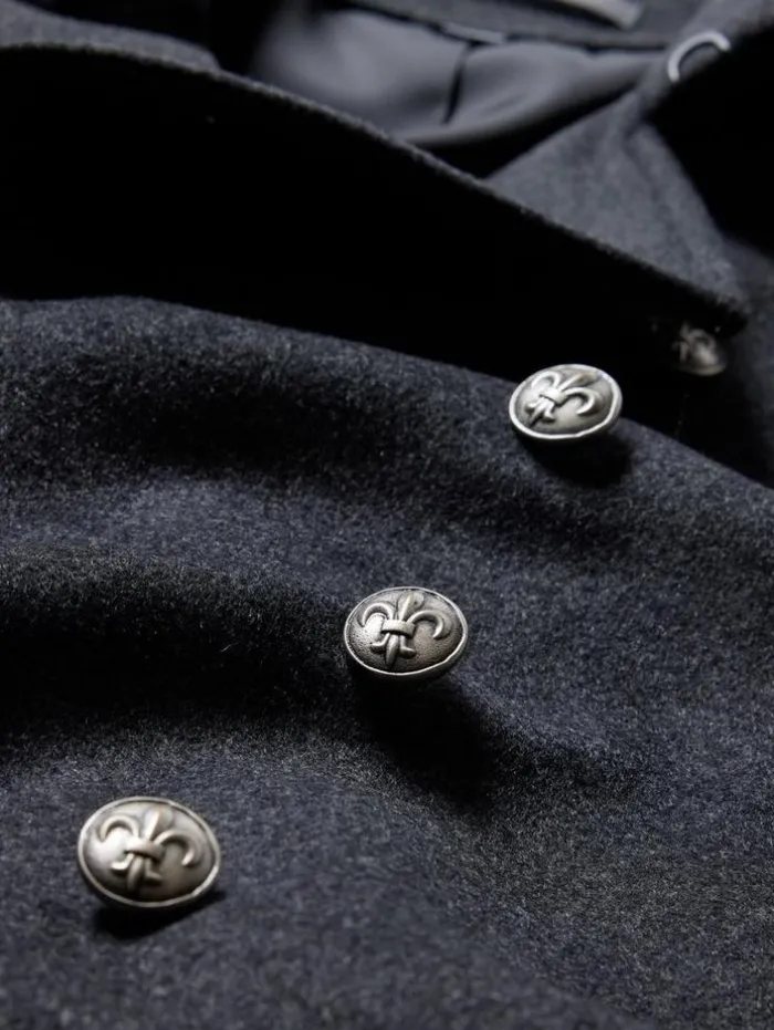 Discount John Varvatos CANAL TRENCH COAT DKSTEELHTR