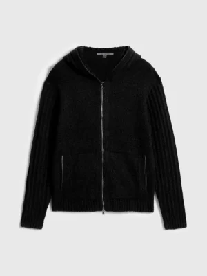 Online John Varvatos CATHERINE HOODIE BLACK