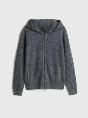 Best John Varvatos CATHERINE HOODIE BLACK/WHITE