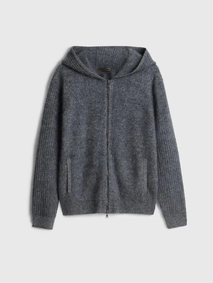Best John Varvatos CATHERINE HOODIE BLACK/WHITE