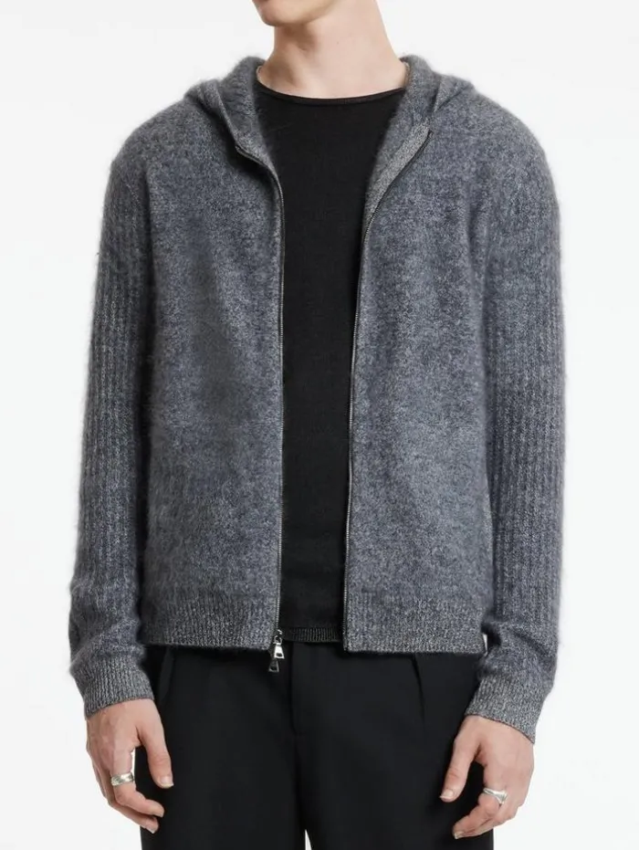 Best John Varvatos CATHERINE HOODIE BLACK/WHITE