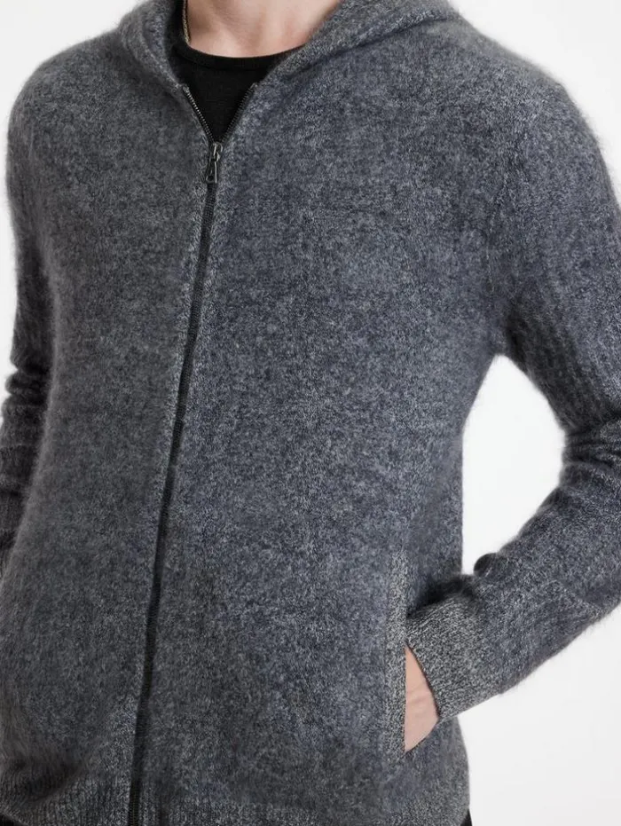 Best John Varvatos CATHERINE HOODIE BLACK/WHITE