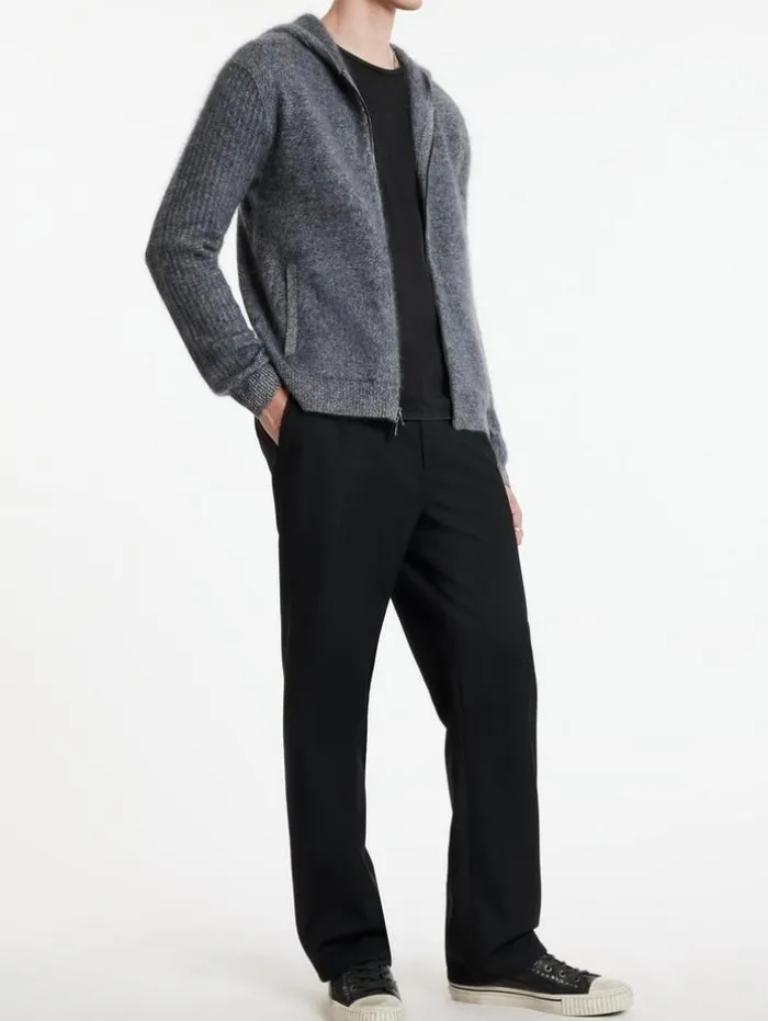 Best John Varvatos CATHERINE HOODIE BLACK/WHITE