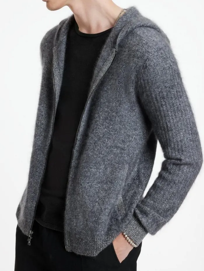 Best John Varvatos CATHERINE HOODIE BLACK/WHITE