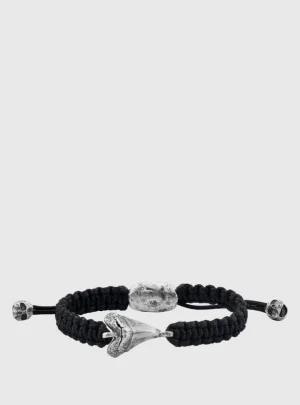 Flash Sale John Varvatos CORDED SHARK TOOTH BRACELET NOCOLOR
