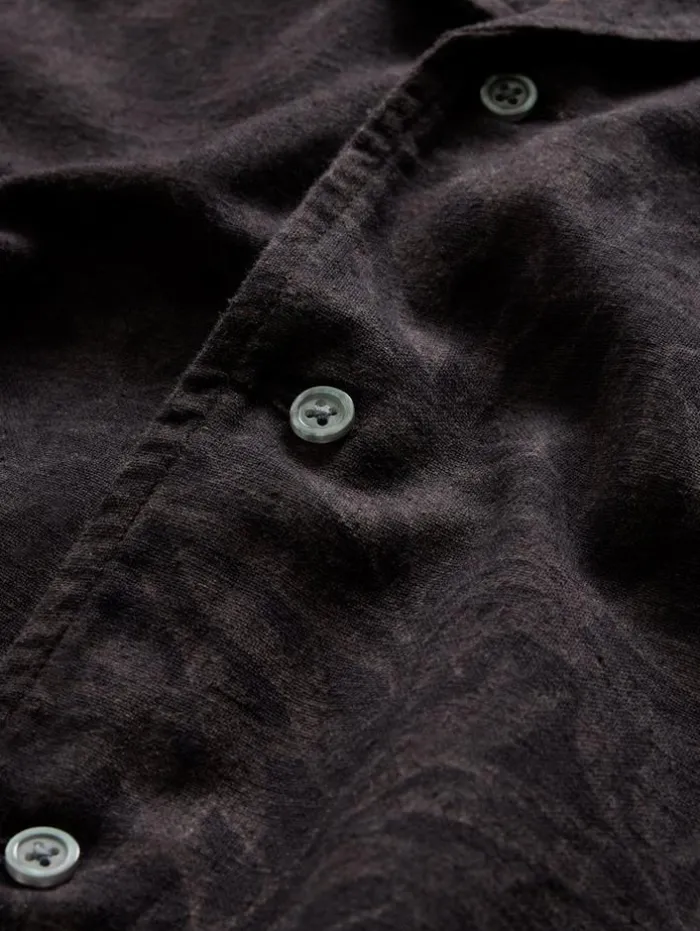 Cheap John Varvatos DANNY CAMP SHIRT CHARCOAL