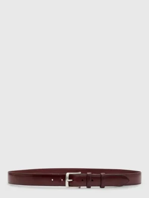 Hot John Varvatos DRESS BELT BURGUNDY