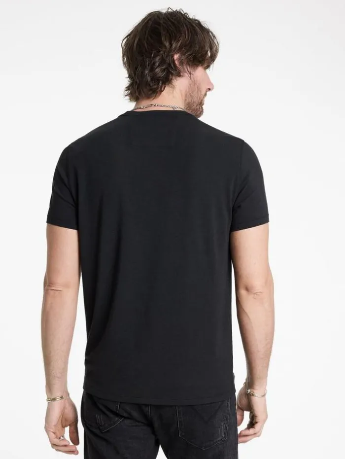 Cheap John Varvatos ELEMENTS PEACE TEE BLACK