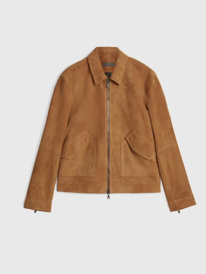 Discount John Varvatos ELLISON BLOUSON JACKET COPPER