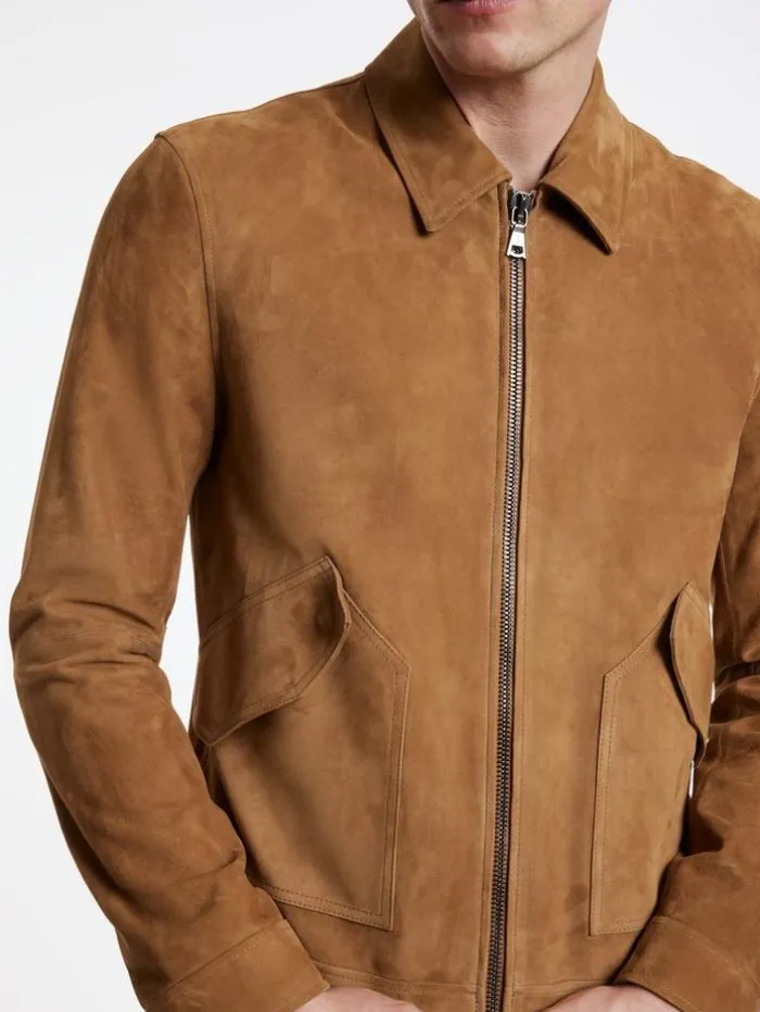 Discount John Varvatos ELLISON BLOUSON JACKET COPPER