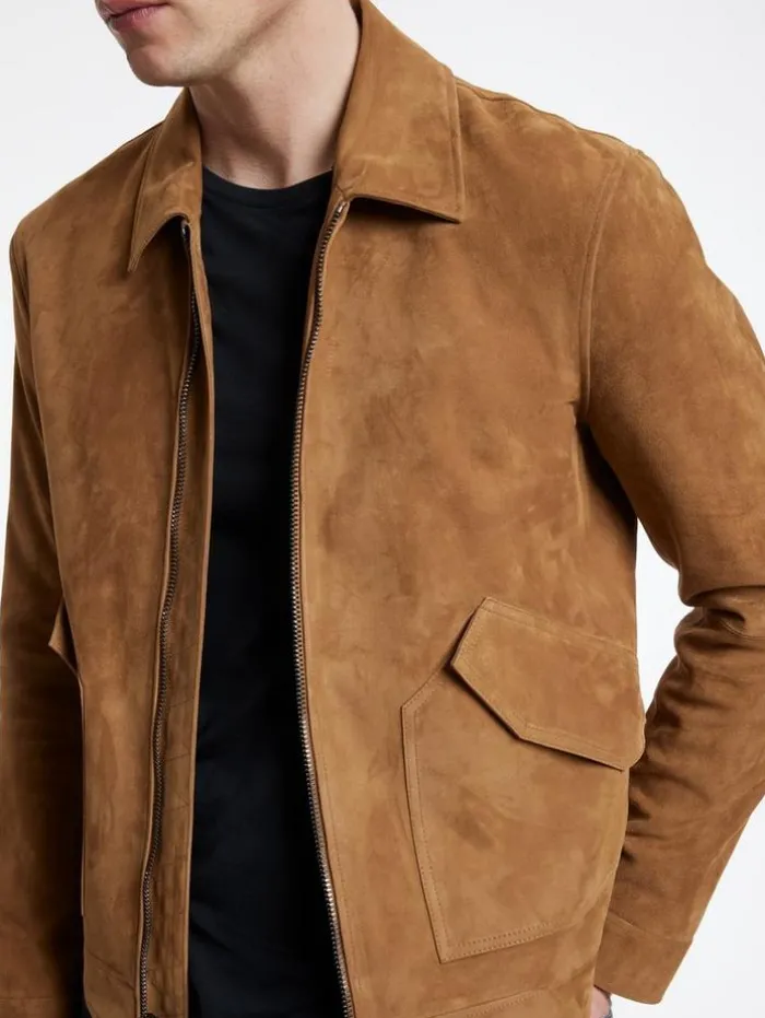 Discount John Varvatos ELLISON BLOUSON JACKET COPPER