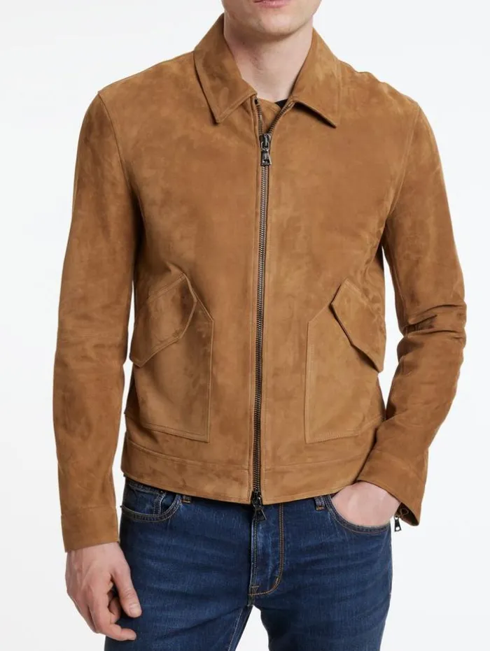 Discount John Varvatos ELLISON BLOUSON JACKET COPPER