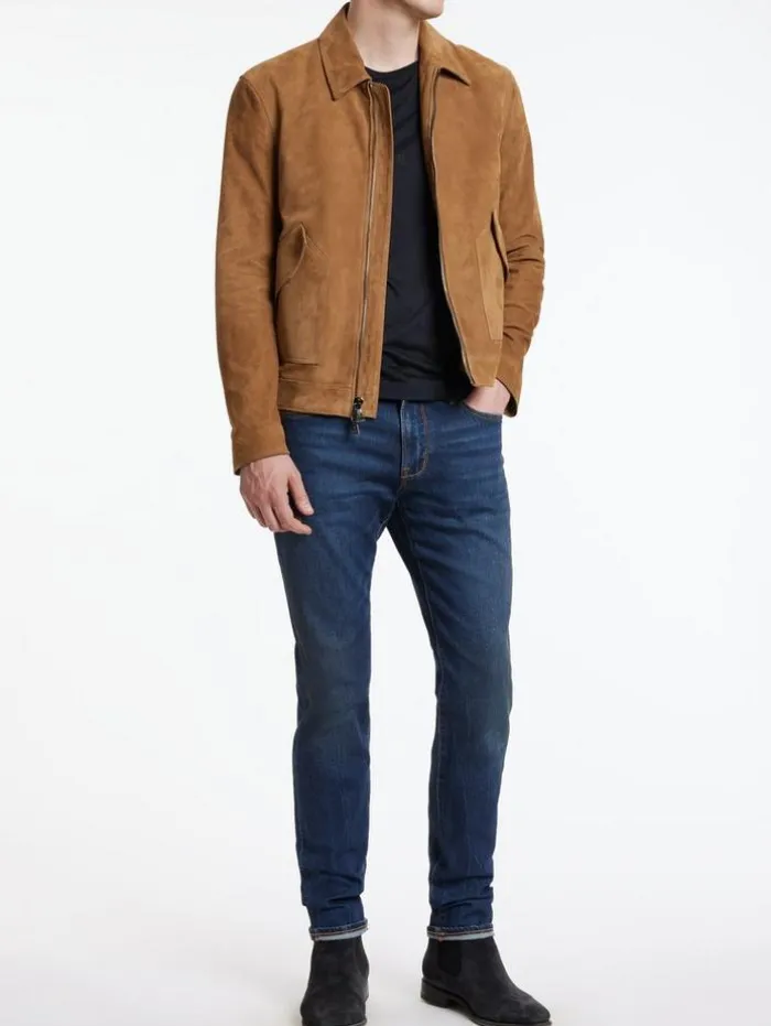 Discount John Varvatos ELLISON BLOUSON JACKET COPPER