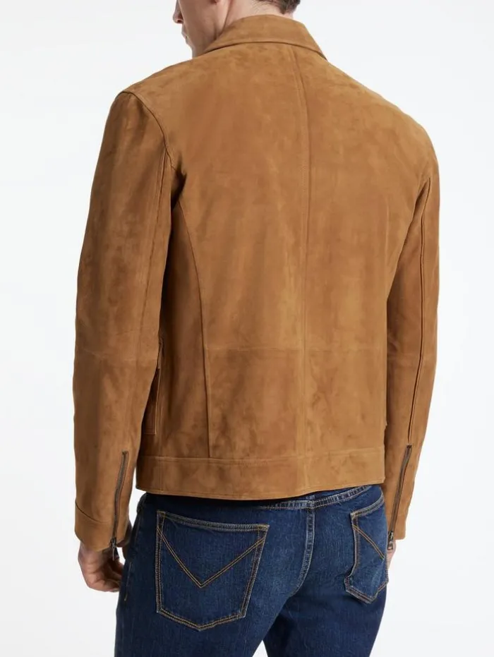 Discount John Varvatos ELLISON BLOUSON JACKET COPPER