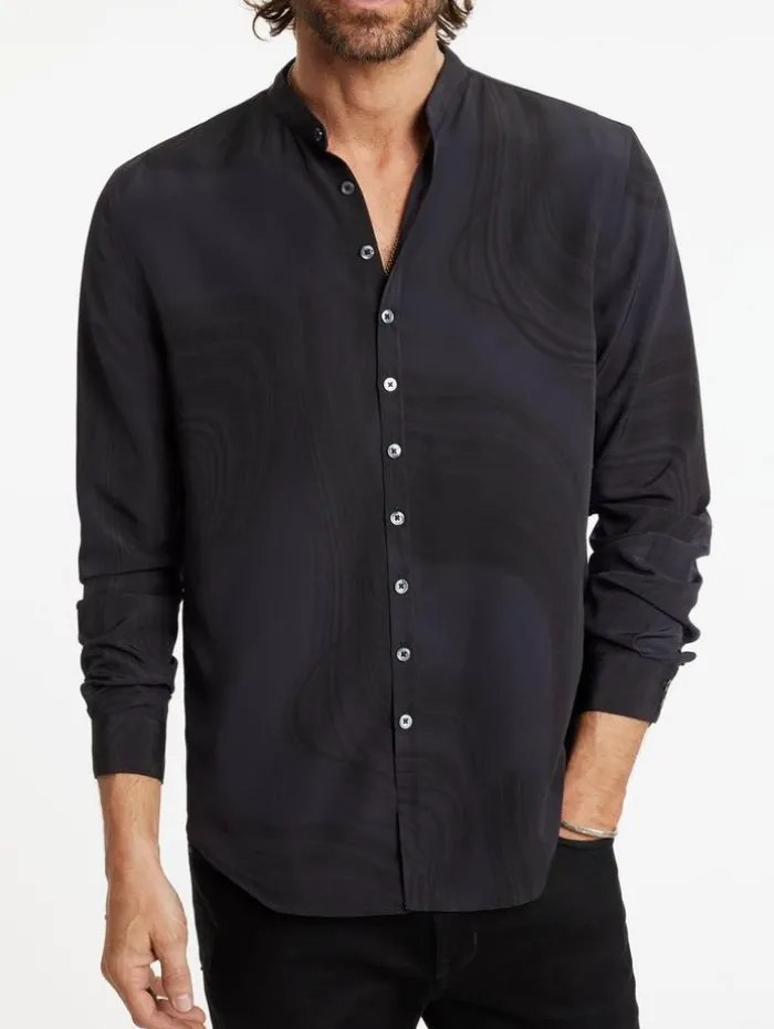Outlet John Varvatos ESTILL SHIRT BLACKTINT