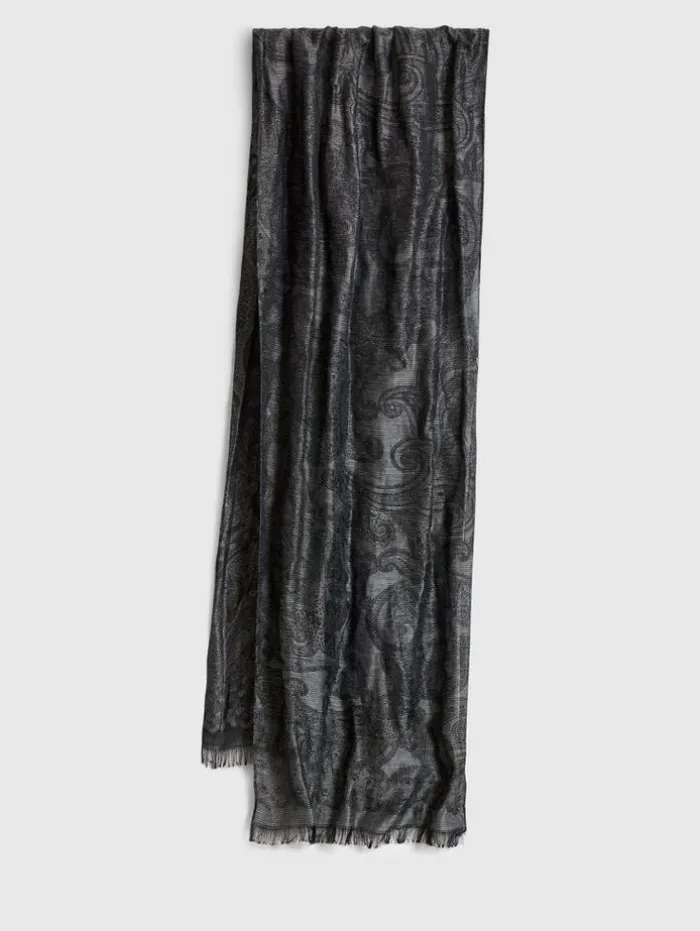 Cheap John Varvatos GOWER SCARF CARBON