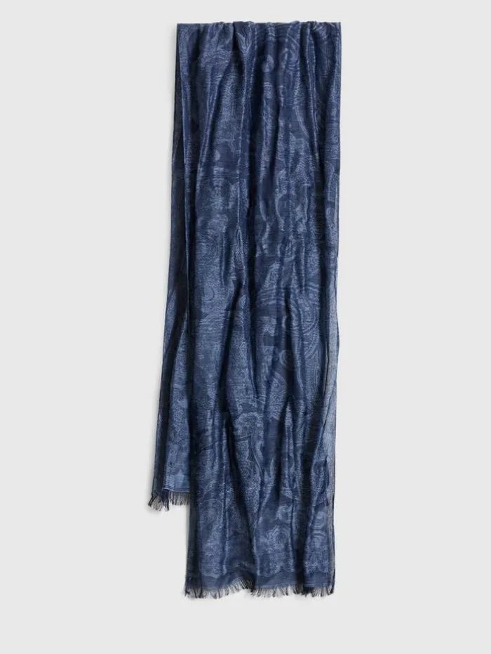 Cheap John Varvatos GOWER SCARF COBALT