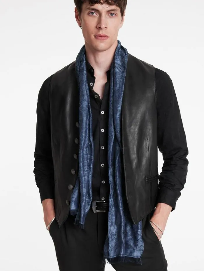 Cheap John Varvatos GOWER SCARF COBALT