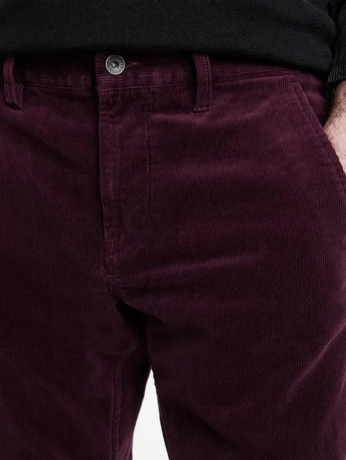 Shop John Varvatos HANS HYBRID JEAN PANT DARKPLUM