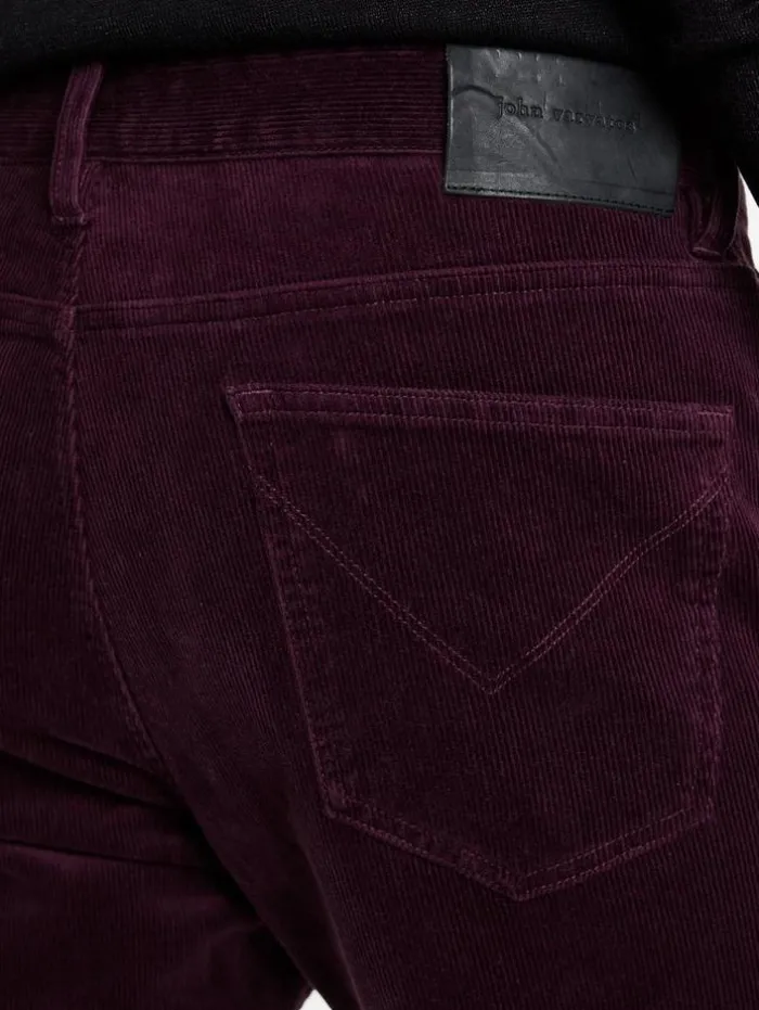Shop John Varvatos HANS HYBRID JEAN PANT DARKPLUM
