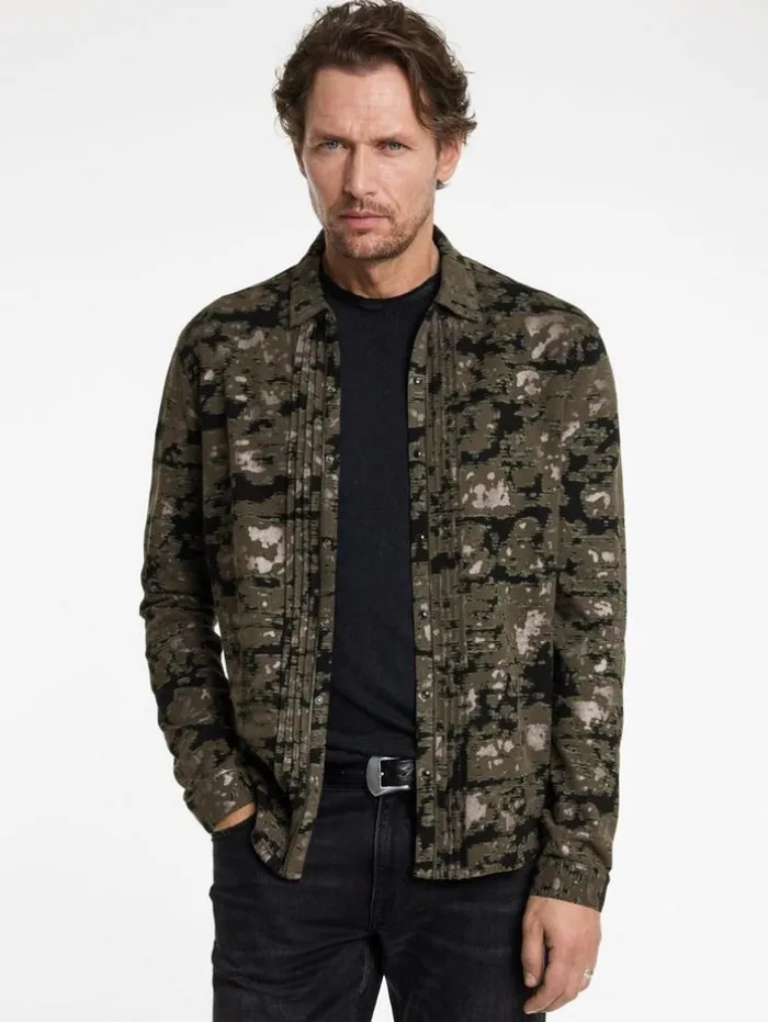 Cheap John Varvatos JACKSON SHIRT BROWN