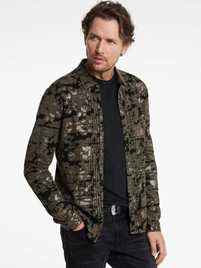 Cheap John Varvatos JACKSON SHIRT BROWN