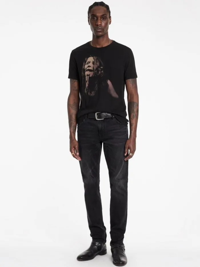 Hot John Varvatos JANIS JOPLIN TEE BLACK