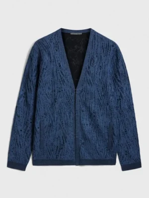 Discount John Varvatos JOPLIN CARDIGAN MIDNIGHT