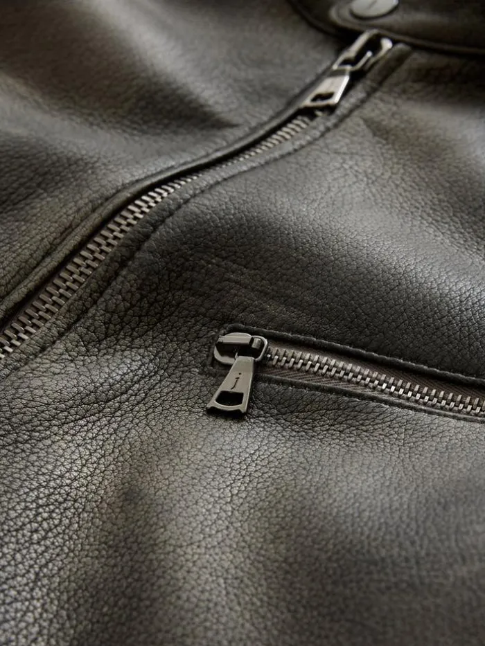 Outlet John Varvatos KEELER RACER JACKET CARBON