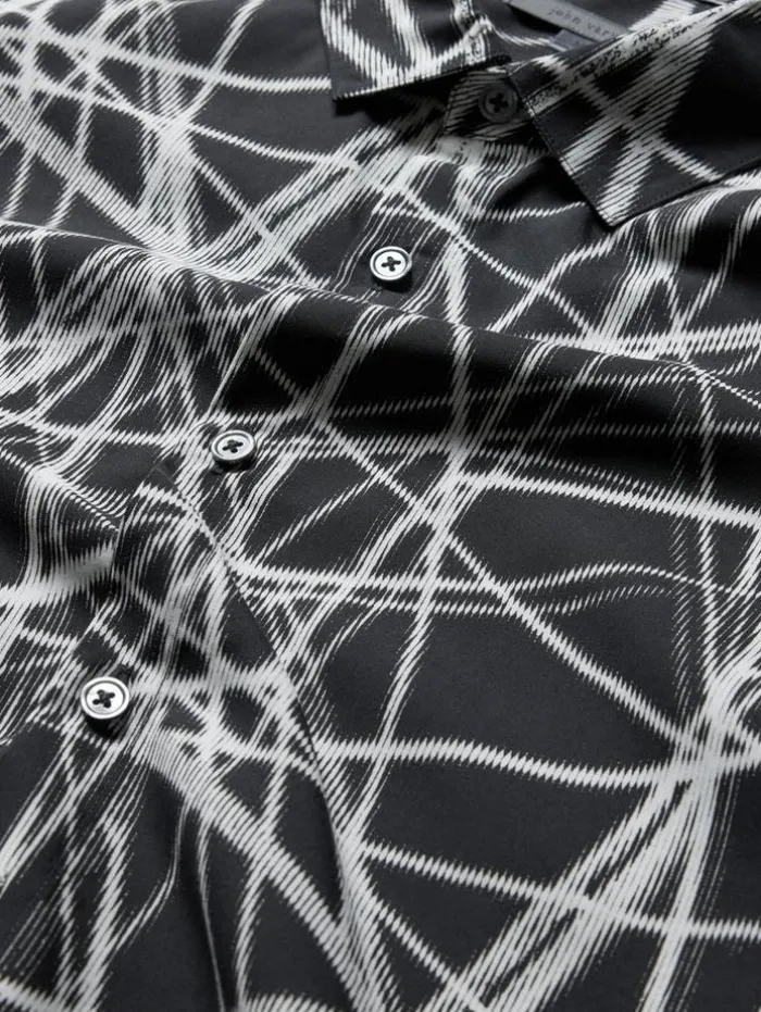 Fashion John Varvatos KINNEY SHIRT CHARCOAL