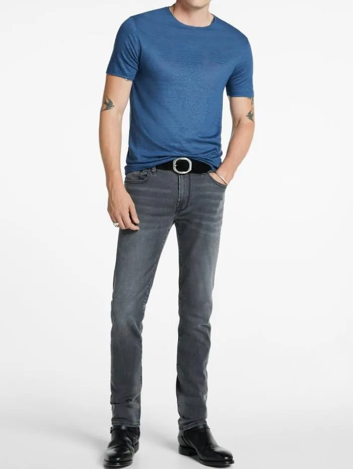 New John Varvatos LAGOA CREWNECK ENGLISHBLUE